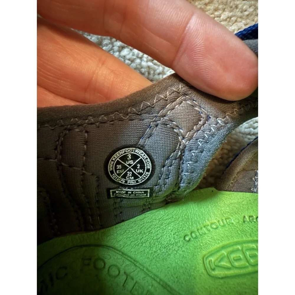 Keen Newport H2 Sandals Waterproof Sport‎ Shoes Blue Green Boys Big Kids Size 3